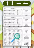 Vorschau - Arbeitsblätter - Fingeralphabet – Wortsuchrätsel, Arbeitsblätter und Übungen für Anfänger | Materialpaket mit verschiedenen Themen - Seite 2