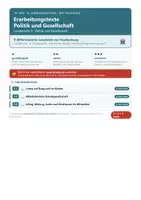 Vorschau - Arbeitsblätter - GPG 6 Mittelschule - Erarbeitungstexte Politik und Gesellschaft - Deckblatt