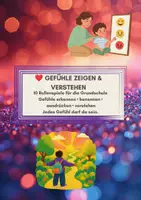 Vorschau - Stundenentwürfe - Gefühle zeigen & verstehen – 10 Rollenspiele zu Gefühlen & Empathie | Klasse 1–4 - Deckblatt