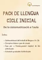 Vista previa - Unidades / Secuencias / Situaciones de Aprendizaje - Pack de llengua · Cicle Inicial | Sistematització, escriptura i inferències - Portada