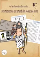 Vorschau - Stundenentwürfe - Die griechische Götterwelt (Geschichte, Klasse 5/6) - Deckblatt