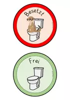 Vorschau - Bildkarten - Toilettenampel Toilettenschilder - Klassenraum FREEBIE - Seite 3