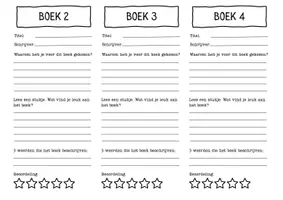 Voorbeeld - Boekproeverij formulier voor leeringen - Pagina 1