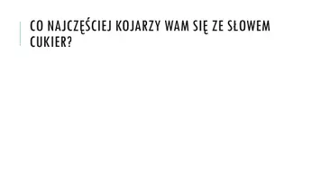 zapowiedź - Prezentacja - Węglowodany - budowa i znaczenie - strona 1