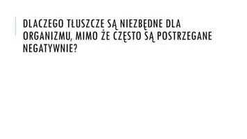 zapowiedź - Prezentacja - Lipidy - budowa i znaczenie - strona 2