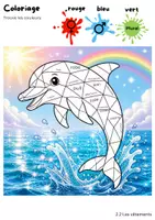 Vorschau - Arbeitsblätter - Materialpaket Coloriage - Seite 1