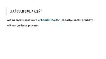 zapowiedź - Prezentacja -Procesy beztlenowego uzyskiwania energii - strona 1