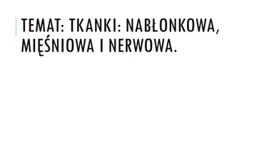 zapowiedź - Prezentacja - Tkanki - nabłonkowa - obwoluta