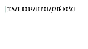 zapowiedź - Prezentacja - Rodzaje połączeń kości - obwoluta