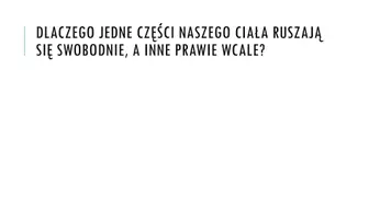 zapowiedź - Prezentacja - Rodzaje połączeń kości - strona 1