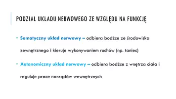 zapowiedź - Prezentacja - Autonomiczny układ nerwowy - strona 3