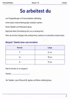 Vorschau - Arbeitsblätter - Chemische Experimente planen Basisscreening Klasse 7–8 - Seite 1
