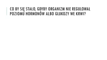 zapowiedź - Prezentacja - Regulacja wydzielania hormonów - strona 1