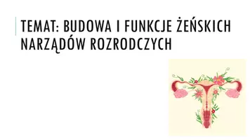 zapowiedź - Prezentacja - Budowa i funkcje żeńskich narządów rozrodczych - obwoluta