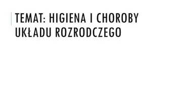 zapowiedź - Prezentacja - Higiena i choroby układu rozrodczego - obwoluta