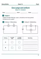 Vorschau - Arbeitsblätter - Reihen- und Parallelschaltung Basisscreening Klasse 7–8 - Seite 3