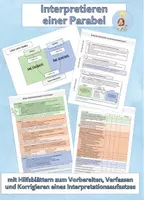 Vorschau - Merkblätter - Eine Parabel interpretieren (Oberstufe) - Deckblatt
