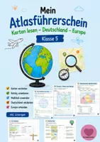 Vorschau - Arbeitsblätter - Materialpaket Geographie Klasse 5 – Deutschland, Bundesländer & Europa - Seite 1