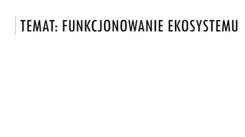 zapowiedź - Prezentacja - Funkcjonowanie ekosystemu - obwoluta