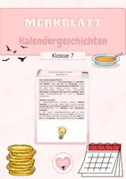 Vorschau - Arbeitsblätter - Kalendergeschichten | Materialpaket | Unterrichtsreihe | Klasse 7 | Deutsch - Seite 3