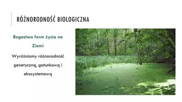 zapowiedź - Prezentacja - Czym jest różnorodność biologiczna - strona 1