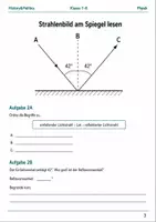 Vorschau - Arbeitsblätter - Reflexion und Brechung Basisscreening Klasse 7–8 - Seite 2