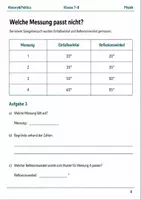 Vorschau - Arbeitsblätter - Reflexion und Brechung Basisscreening Klasse 7–8 - Seite 3