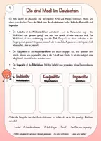 Vorschau - Stationenlernen - Selbstständige Stationenarbeit Konjunktiv I und II - Seite 2