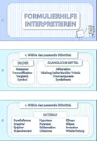 Vorschau - Merkblätter - Hilfefächer Formulieren von Interpretationen - Seite 1