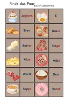 Vorschau - Stationenlernen - Finde das Paar - Lese Lernspiel Deutsch Klasse 1 - Seite 1