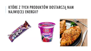 zapowiedź - Prezentacja - Organiczne składniki pokarmowe - strona 1