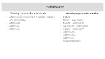 zapowiedź - Prezentacja - Rola witamin - strona 3