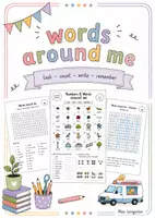 Vorschau - Arbeitsblätter - Word Search - Words around me - Deckblatt