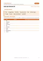 Vorschau - Stundenentwürfe - Satz der Woche – Grammatik-Training Klasse 9/10 | Heft + A3-Übersicht + Besprechungs-PowerPoint (Deutsch RS BW) - Seite 3