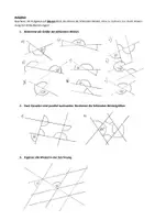 Vorschau - Arbeitsblätter - Geometrie - Winkelbeziehungen (Lernzeit 21) - Seite 1