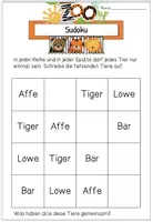 Vorschau - Stationenlernen - DaZ: Zootiere - Übungen, Spiele, Rätsel & Malaufgaben - Seite 2
