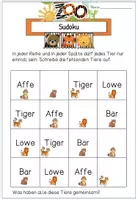 Vorschau - Stationenlernen - DaZ: Zootiere - Übungen, Spiele, Rätsel & Malaufgaben - Seite 3