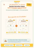 Vorschau - Stundenentwürfe - Sparpaket Herbst-Forscher Igel- & Apfel-Werkstatt Kl. 1 + 2 - Deckblatt