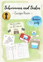 Vorschau - Experimente - Schwimmen und Sinken: Escape Room (Kl. 2) - Deckblatt