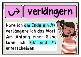Vorschau - Unterrichtsreihen - Einführung Auslautverhärtung (verlängern, d oder t) - Seite 3