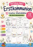 Vorschau - Arbeitsblätter - ✨ Erstkommunion – Materialpaket mit kreativen Arbeitsblättern ✨ - Deckblatt