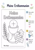 Vorschau - Arbeitsblätter - ✨ Erstkommunion – Materialpaket mit kreativen Arbeitsblättern ✨ - Seite 1