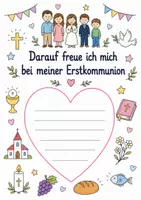 Vorschau - Arbeitsblätter - ✨ Erstkommunion – Materialpaket mit kreativen Arbeitsblättern ✨ - Seite 2