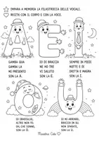 anteprima - Flashcard - VOCALI ANIMATE POSTER A3 FILASTROCCA - Pagina 1
