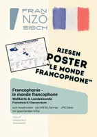 Vorschau - Poster - Le monde francophone - Poster zur Francophonie - Deckblatt