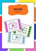 Voorbeeld - Rekenen | tafels | draai & reken uit - Voorblad