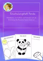 Vorschau - Arbeitsblätter - Klassentier Panda - Materialpaket - Seite 1