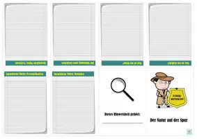 Vorschau - Unterrichtsreihen - Lyrikdetektive - Der Natur auf der Spur - Deckblatt