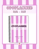 Vista previa - Para docentes: organización, planificación y formación - Cuaderno de oposiciones rosa 2026 2027 opoplanner - Portada