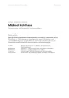 Vorschau - Unterrichtsreihen - Michael Kohlhaas – Stationenlernen & Lernportfolio, 12 Stationen mit Lösungen (Oberstufe) - Deckblatt